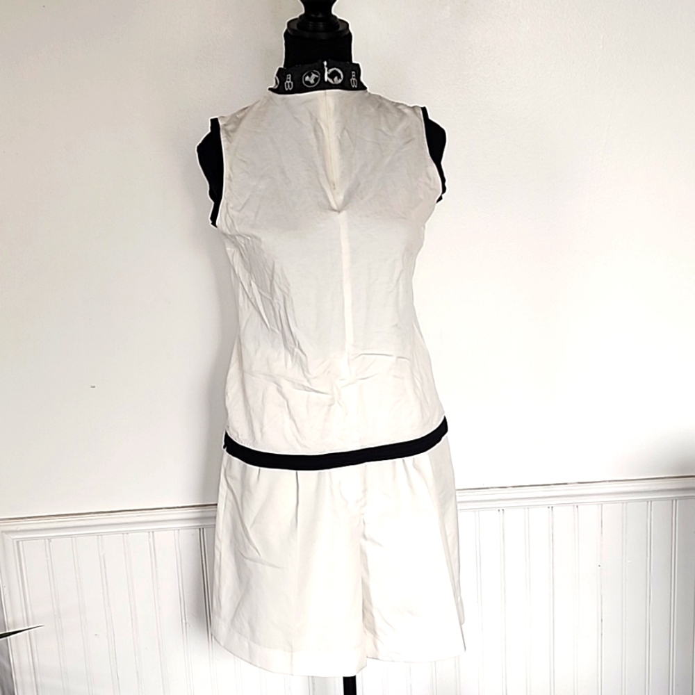 Black & White golf tank top size L